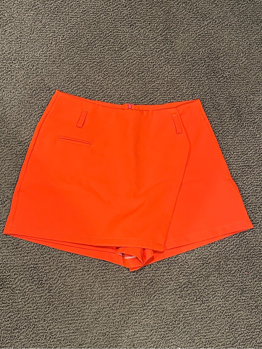 Bright Orange Women’s Skort Shorts from Shanaa Bangkok size L